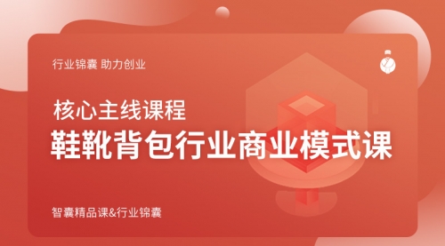 鞋靴背包行业商业模式课